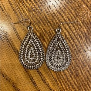 Diamond boutique dangly earrings